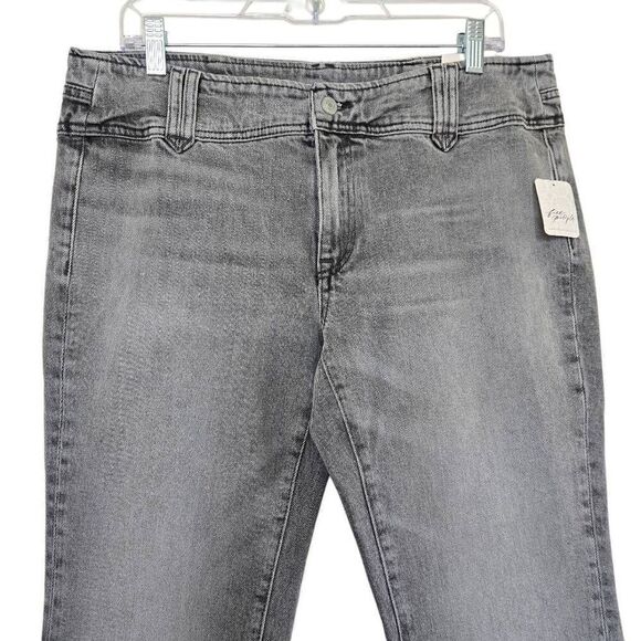 Free People Stillwater Low Rise Slim Flare Jeans Gray Size 30 - Picture 4 of 12
